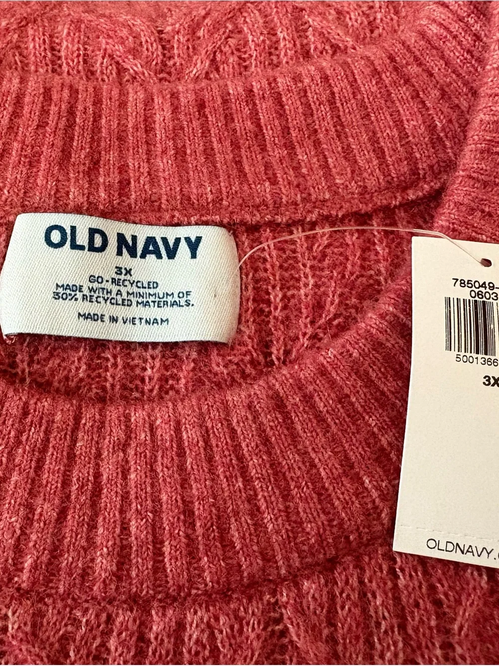 NWT Old Navy Wool-Blend Cropped Ruffle Sweater